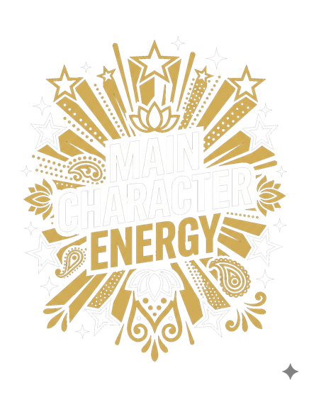 Main Character Energy Noir tee
